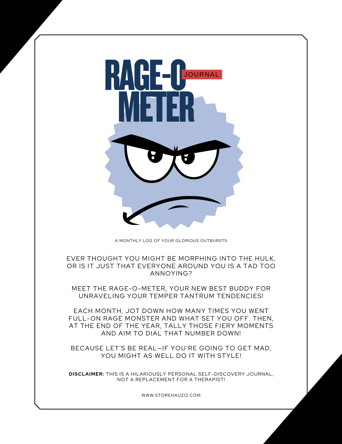 Rage-O-Meter:  My Temper Profile